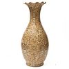 Asian antique ceramic tall floor vase