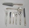 (55) Pc.Towle Sterling "Silver Flutes" Pattern Set