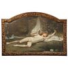 Jules-Louis Machard (French 1839 - 1900) ""Dream of Eros"" Exceptional Oil Painting