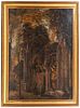 Emile Bernard 'Night Scene' Oil on Canvas Signed