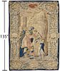17/18th C. Large Flemish Tapestry 'SCVLPTVRA'
