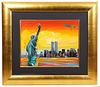 Peter Max 'Statue of Liberty and Twin Towers'