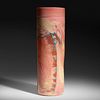 Dale Chihuly, Early Peach Blow Blanket Cylinder