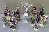 13 Piece Porcelain Figural Monkey Band and Music