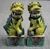 Pair of Vintage Chinese Foo Dogs.