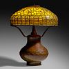 Tiffany Studios, Dichroic Vine Ornament table lamp