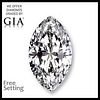 10.10 ct, D/VS1, Marquise cut Diamond. Unmounted. Appraised Value: $2,651,200 