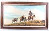 C. Rudney Western Trappers Original painting