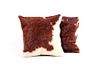 Holstein Spotted Cowhide Premium Pillow Set of Two