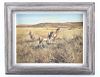 Ernest Berke Original Antelope Framed Oil Painting