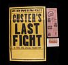 Custer's Last Fight Film Poster & Broadside c.1912