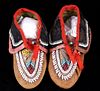 Early 1900's Native American Child Moccasins