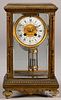 French Japy Freres crystal regulator clock