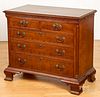 Bench made Chippendale cherry chest of drawers