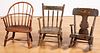 Two Pennsylvania painted childs rocking chairs