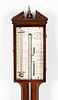 English mahogany stick barometer