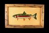 2013 Hand Carved Trout Maple Wood Art by PAU