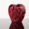 Lalique Elton John "Music is Love" Heart Sculpture