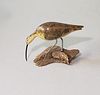 Miniature Hand Carved and Painted Shorebird Decoy