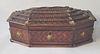 Mid 19th Century Carved and Inlaid Jewelry Box