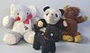 4 Vintage Gund and Character Stuffed Animals
