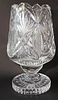 Contemporary Limited Edition Heritage Cut Crystal Tulip Shaped Vase #1/100