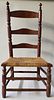 18th Century Nantucket Ladder Back Side Chair
