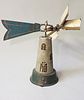 Vintage Tole Windmill Weathervane Toy