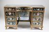 Contemporary Hand Decorated Mirrored Lady's Dressing Table