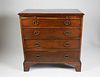 Chippendale English Oak Bachelor's Chest of Drawers, circa 1800