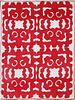Vintage Red and White Hawaiian Quilt, circa 1920s
