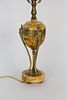 French Empire Marble and Bronze Lamp, mid 19th Century