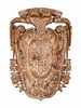 A Baroque Style Carved Wood Cartouche-Form Armorial Plaque
Height 39 x width 29 inches.