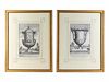 Italian School, 19th/20th Century
Classical Urns (A Set of Four Engravings)