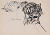Herman Palmer (1894-1946) Two Tiger Drawings