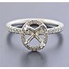 Blue Nile platinum Diamond Engagement Ring Mounting