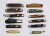 12PC American Assorted Pocket Knives Group