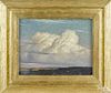 George William Sotter (American 1879-1953), oil on board of cloud formations, signed lower right