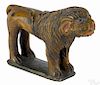 Wilhelm Schimmel (Cumberland Valley, Pennsylvania 1817-1890), carved and painted lion