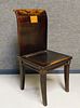 19C Chinese Scroll Back Calligraphy Chair