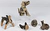 Pre-Columbian Style Dog Figurine Assortment