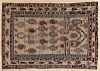 Caucasian prayer rug, 5'3'' x 3'7''.