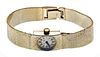 LeCoulter 14k Gold Case and Band Wrist Watch