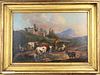 18/19th C European Pastoral Scene, Oil on Canvas