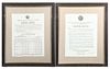 (2) Framed Royal Government of Venice Posters