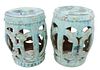 (2) Chinese Ceramic Garden Stools