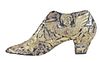 Wooden Shoe w/ Brass Pendants
