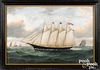 Attributed to William and Mary Yorke schooner