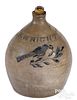 Historically important New York stoneware jug
