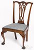 Philadelphia Chippendale mahogany dining chair